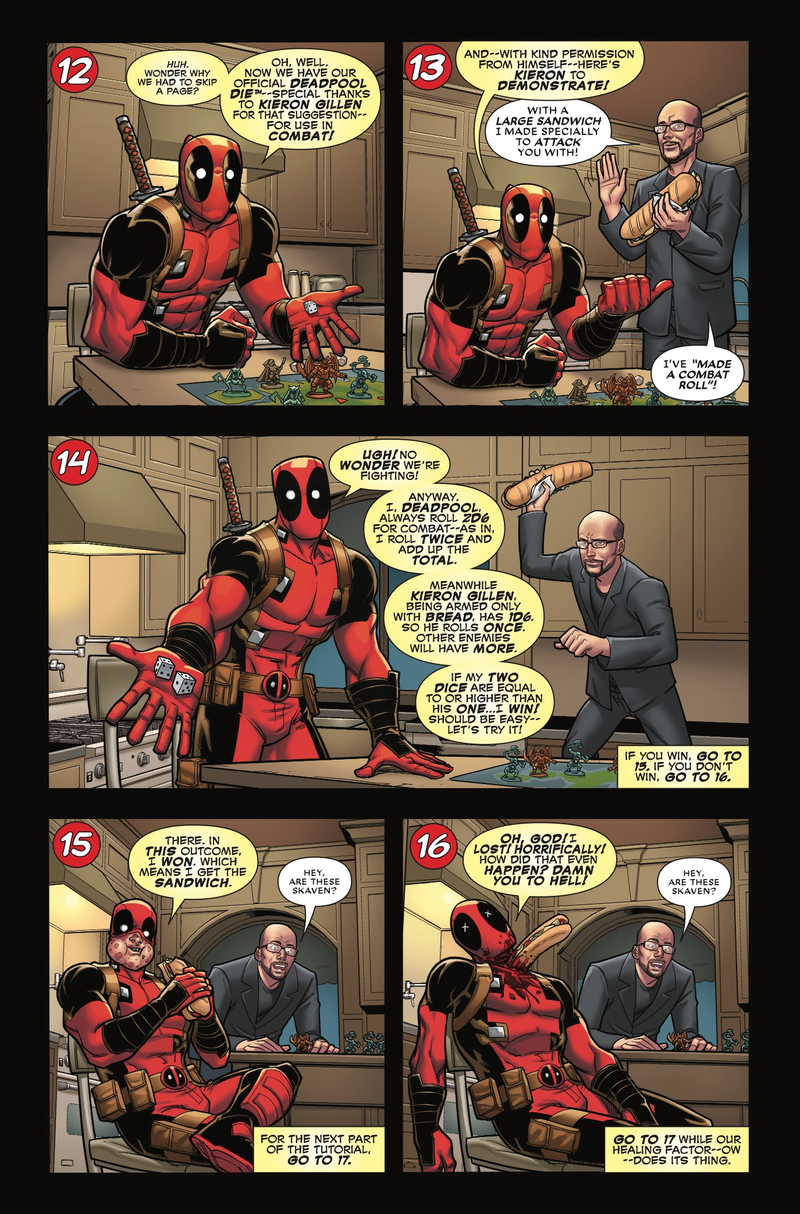 Illustration for article titled Choose your own wacky adventure in this You Are Deadpool #1 exclusive